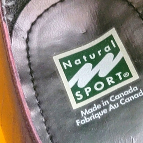 Women's Purple Leather Shoes - Picture 5 of 16